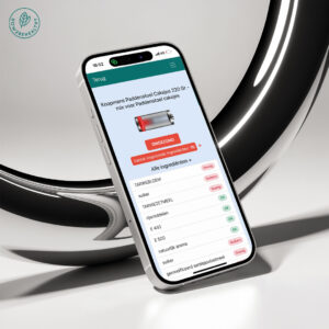 Voorbeeld van de How2behealthy barcodescanner in de app